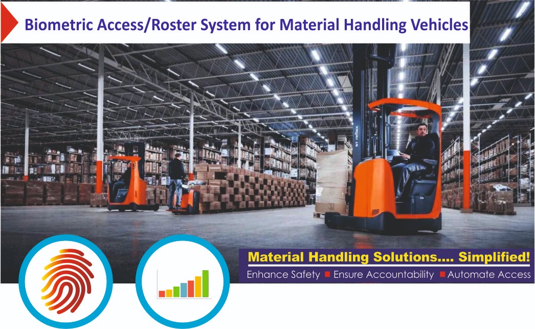 Biometric Access/Roster System for Material Handling Vehicles - Enhance Safety and Accountability